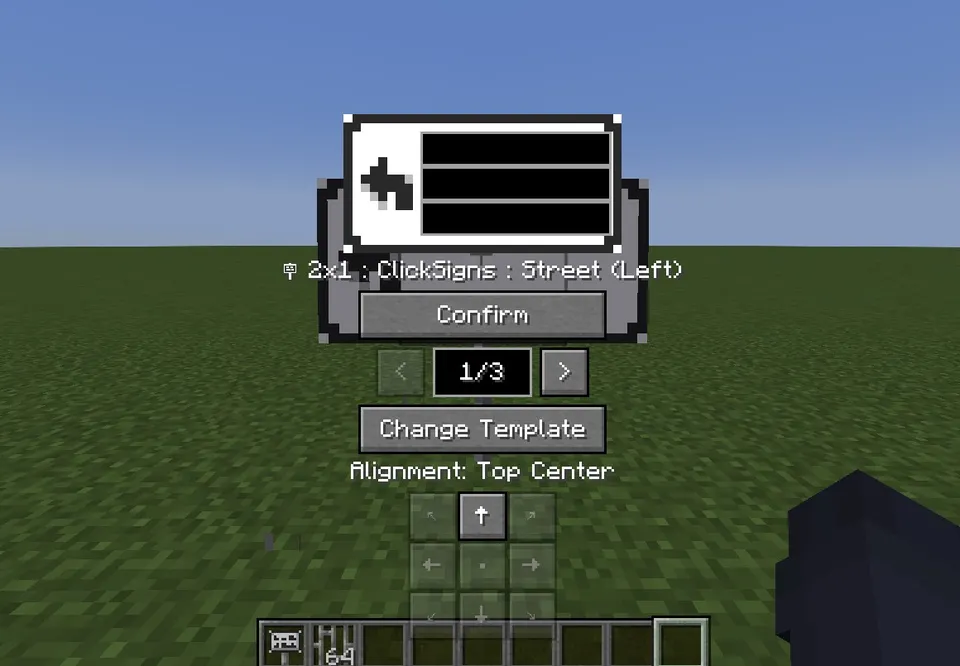 ClickSigns — Minecraft mod, rasm 2