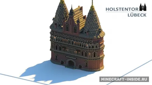 Holstentor — Minecraft xarita, rasm 1