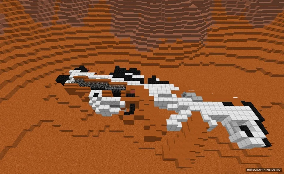 Mars Natural War — Minecraft xarita, rasm 2