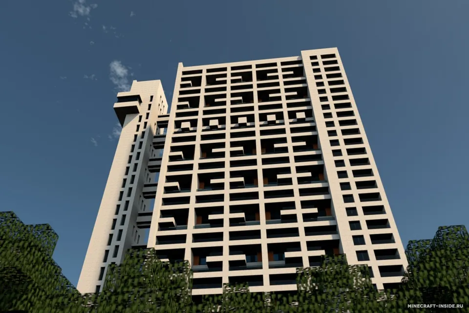 Trellick Tower — Minecraft xarita, rasm 4