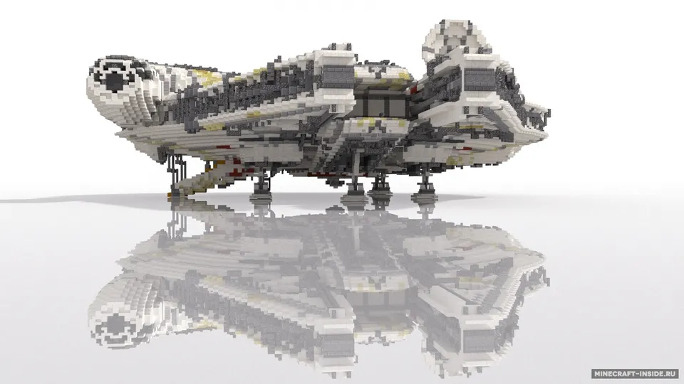 Star Wars Millennium Falcon — Minecraft xarita, rasm 3