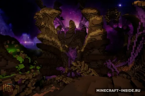 Zerg Hive — Minecraft xarita, rasm 1