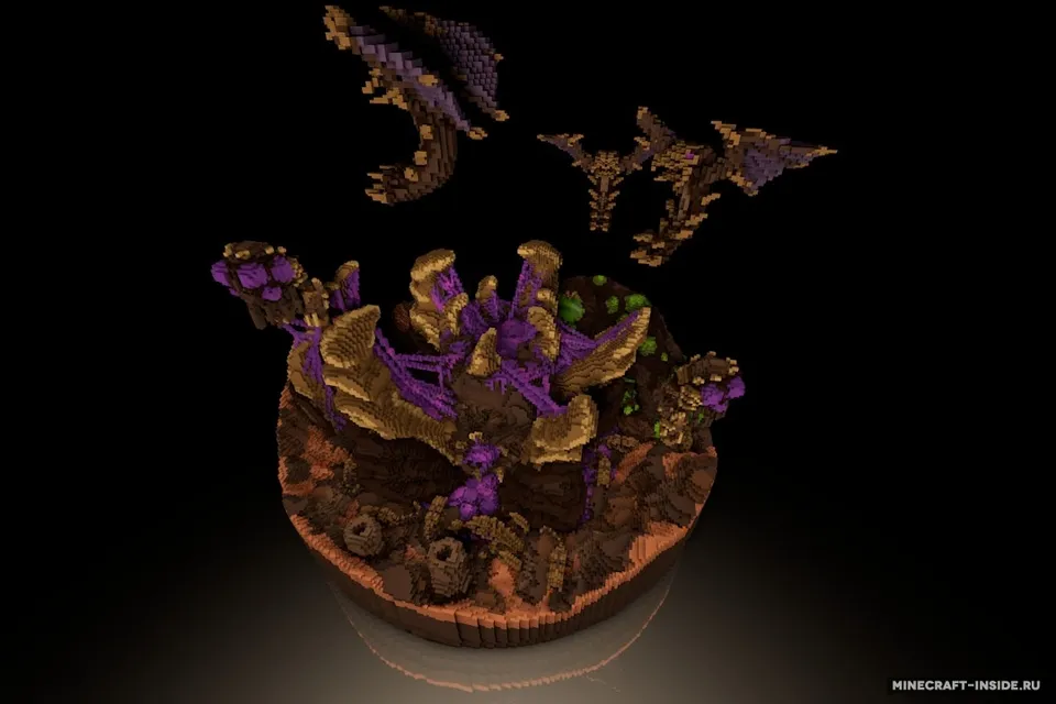 Zerg Hive — Minecraft xarita, rasm 8