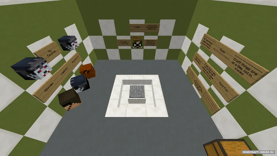 Crafting Chamber — Minecraft xarita, rasm 2