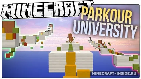 University of Parkour — Minecraft xarita, rasm 1