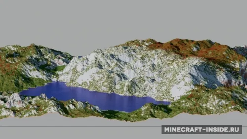 The Tricolour Mountain — Minecraft xarita, rasm 1