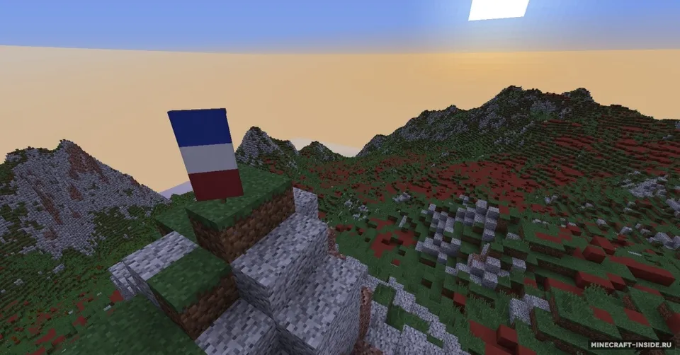 The Tricolour Mountain — Minecraft xarita, rasm 3