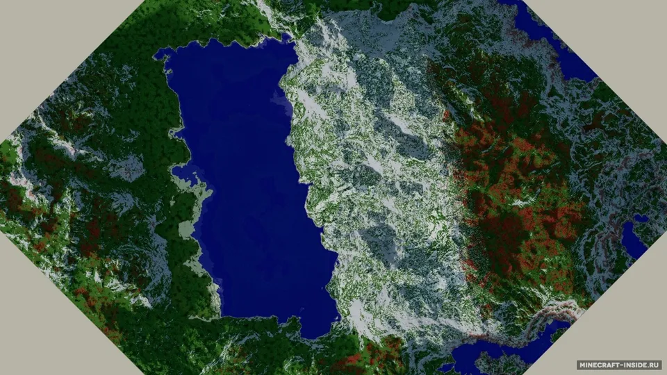 The Tricolour Mountain — Minecraft xarita, rasm 7