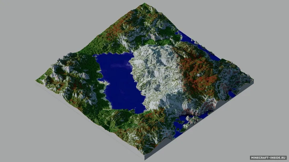 The Tricolour Mountain — Minecraft xarita, rasm 8