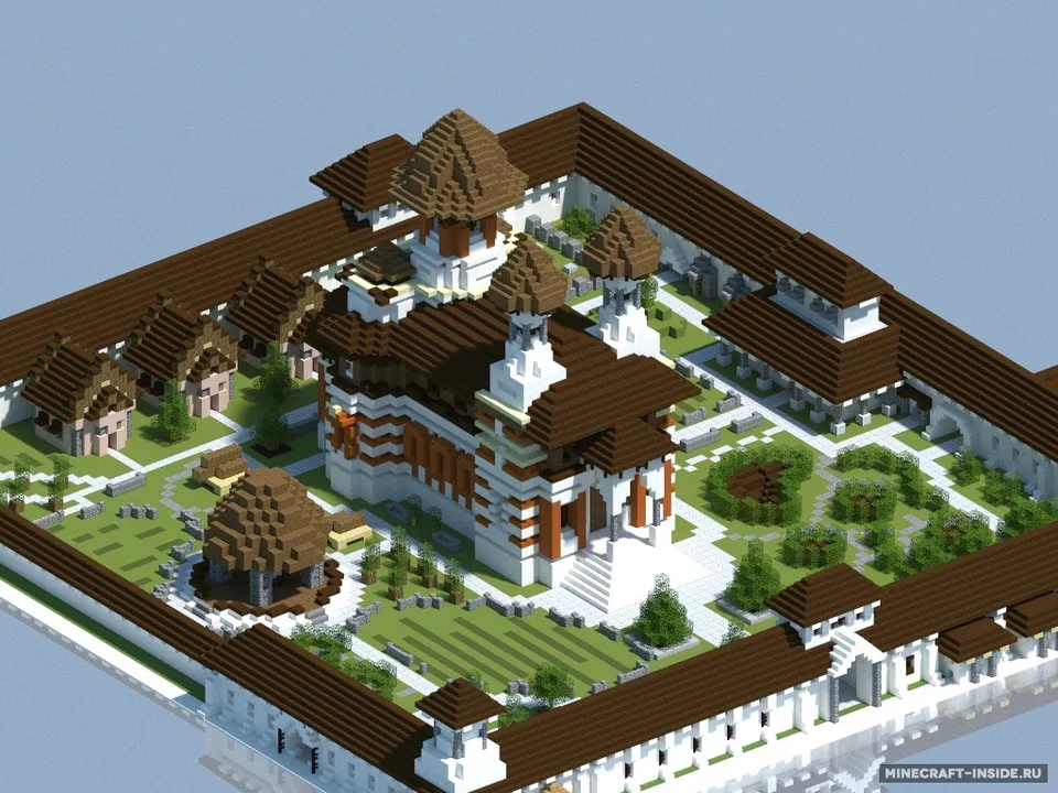 Sinaia Monastery — Minecraft xarita, rasm 6
