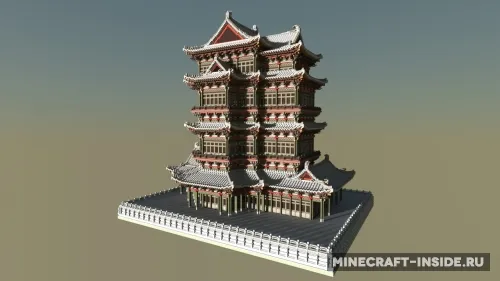Chinese Ancient Architecture 2 — Minecraft xarita, rasm 1
