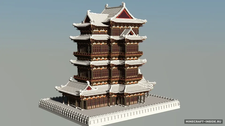 Chinese Ancient Architecture 2 — Minecraft xarita, rasm 4