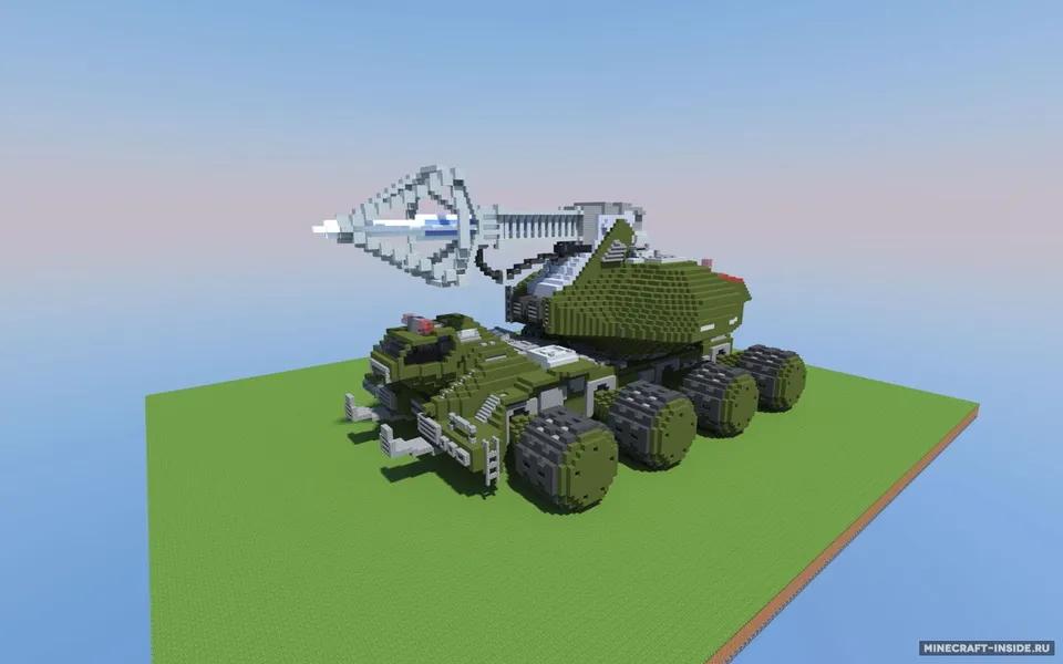 Type-92 Maser Beam Tank — Minecraft xarita, rasm 3