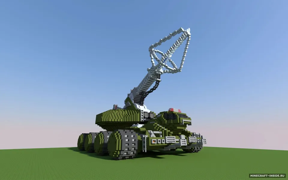 Type-92 Maser Beam Tank — Minecraft xarita, rasm 4