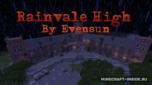 Rainvale High — Minecraft xarita, rasm 1