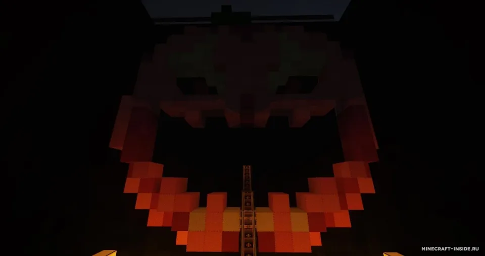 Halloween Roller Coaster — Minecraft xarita, rasm 2