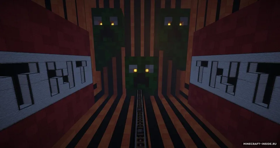 Halloween Roller Coaster — Minecraft xarita, rasm 3