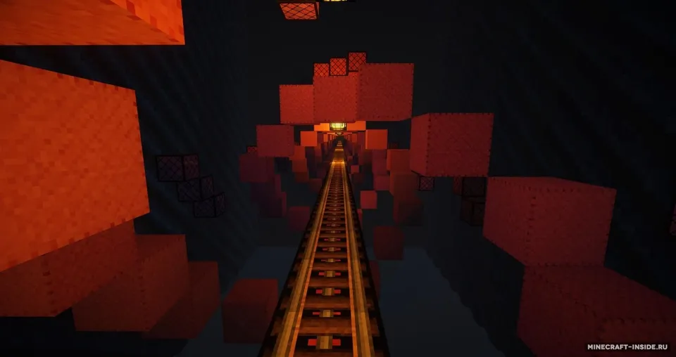 Halloween Roller Coaster — Minecraft xarita, rasm 5