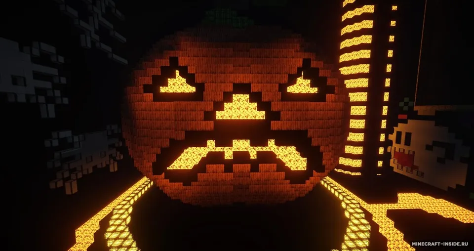 Halloween Roller Coaster — Minecraft xarita, rasm 6