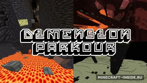 Dimension Parkour — Minecraft xarita, rasm 1