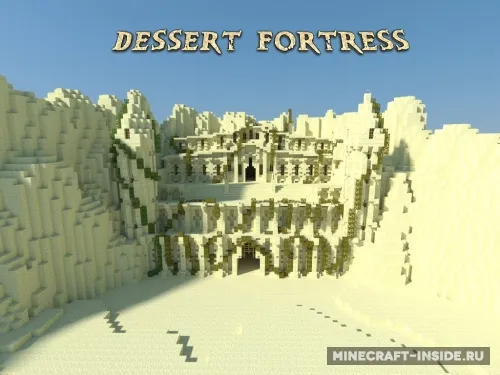 Desert Fortress — Minecraft xarita, rasm 1