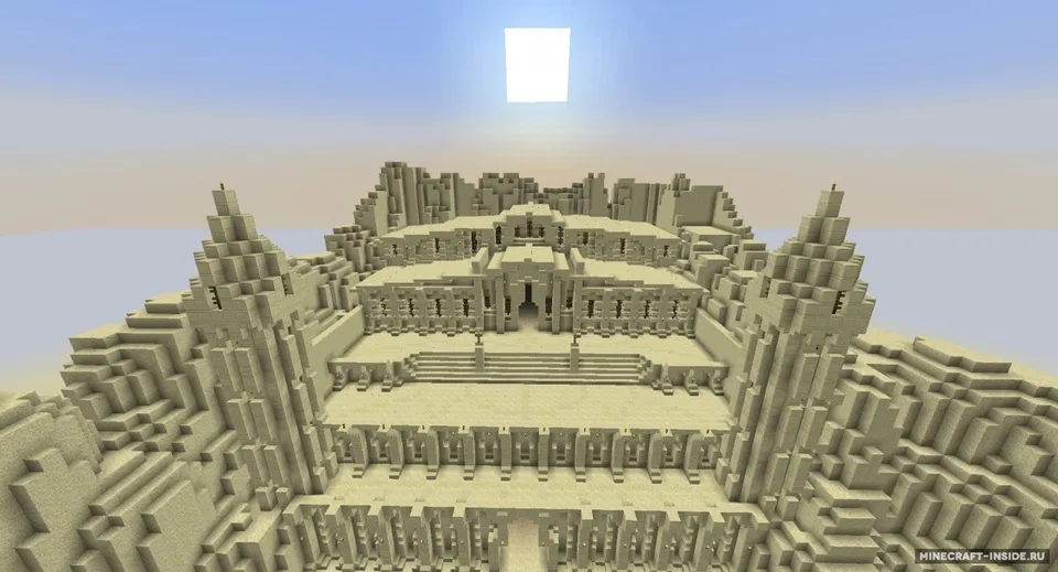 Desert Fortress — Minecraft xarita, rasm 2