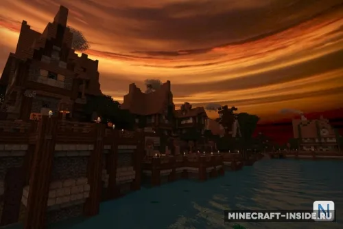 Spooky Village — Minecraft xarita, rasm 1