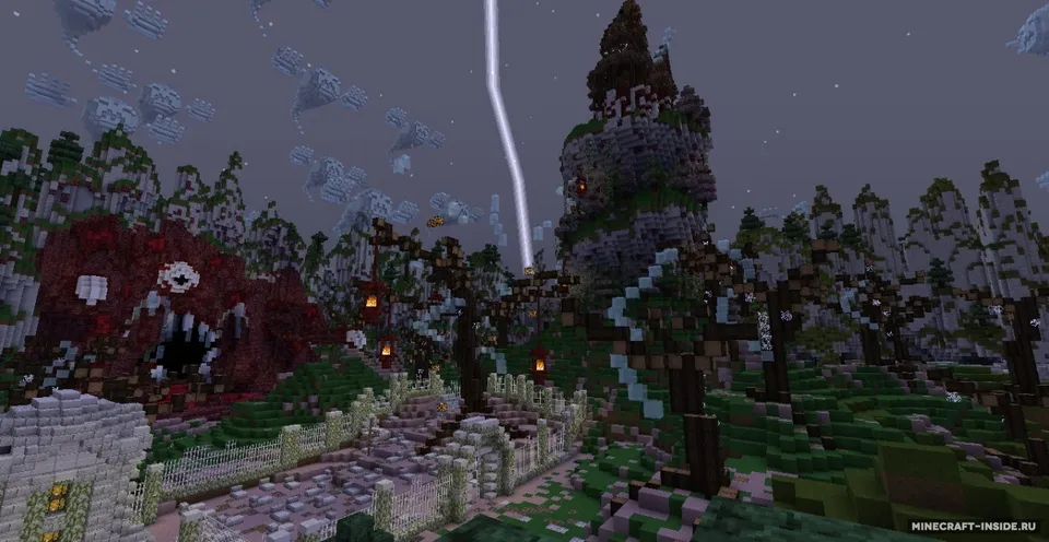 Haunted Mansion Halloween — Minecraft xarita, rasm 2