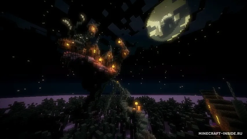 Halloween Town — Minecraft xarita, rasm 2