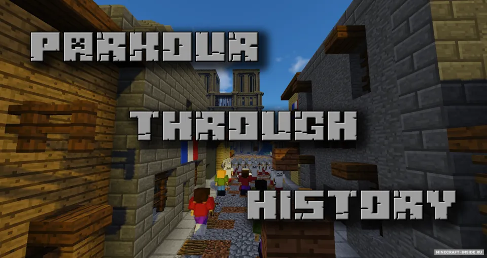 Parkour Through History — Minecraft xarita, rasm 2