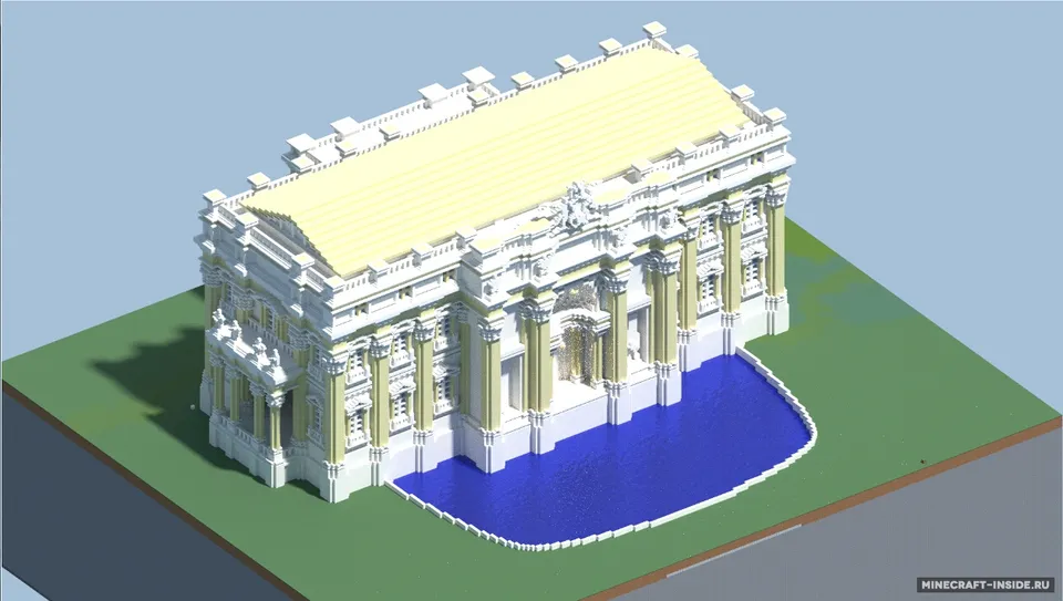 Trevi Fountain — Minecraft xarita, rasm 3