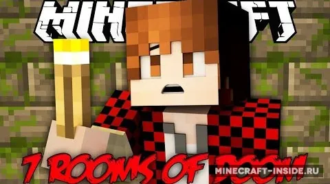 7 Rooms of Doom — Minecraft xarita, rasm 1