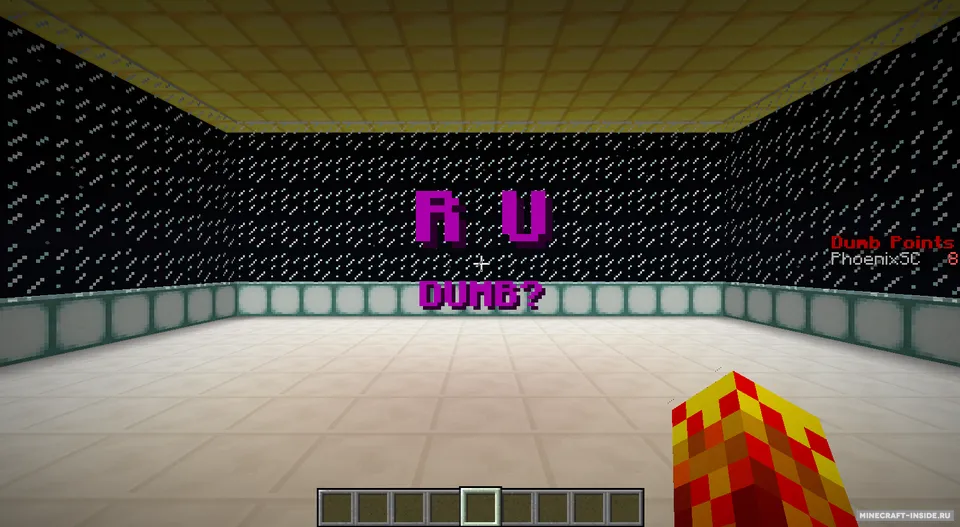 R U DUMB? — Minecraft xarita, rasm 5
