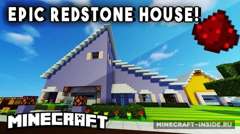 Redstone House — Minecraft xarita, rasm 1