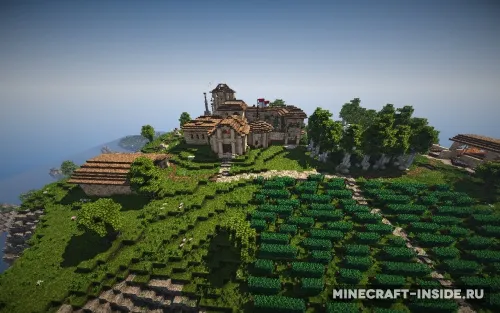 Roman Villa — Minecraft xarita, rasm 1