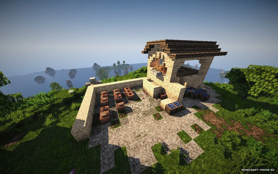 Roman Villa — Minecraft xarita, rasm 2