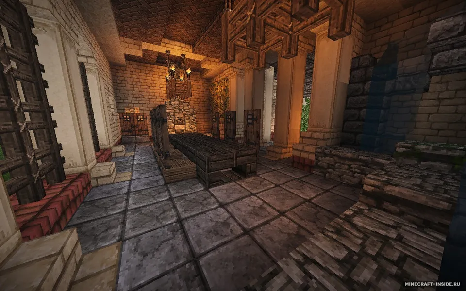 Roman Villa — Minecraft xarita, rasm 5
