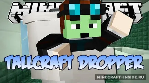 Tallcraft Dropper — Minecraft xarita, rasm 1