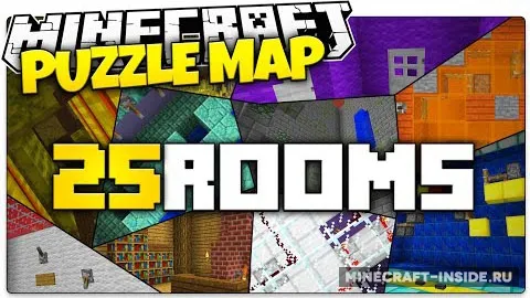 25 Rooms — Minecraft xarita, rasm 1