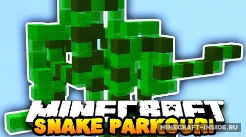 Twisty Snake Parkour — Minecraft xarita, rasm 1