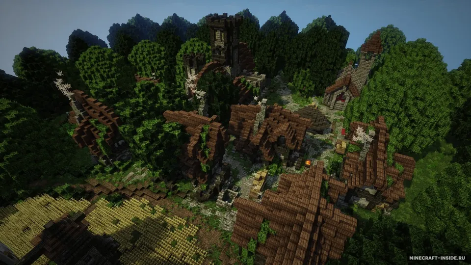 Epic Medieval Village — Minecraft xarita, rasm 6