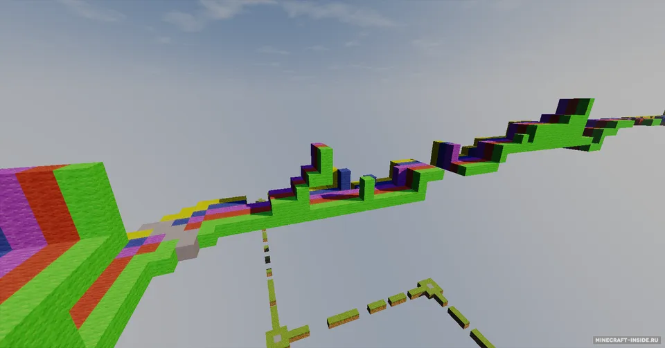 Parkour Mayhem — Minecraft xarita, rasm 2
