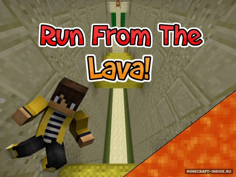 Super Lava Run — Minecraft xarita, rasm 2