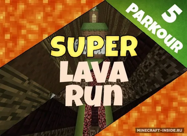 Super Lava Run — Minecraft xarita, rasm 3