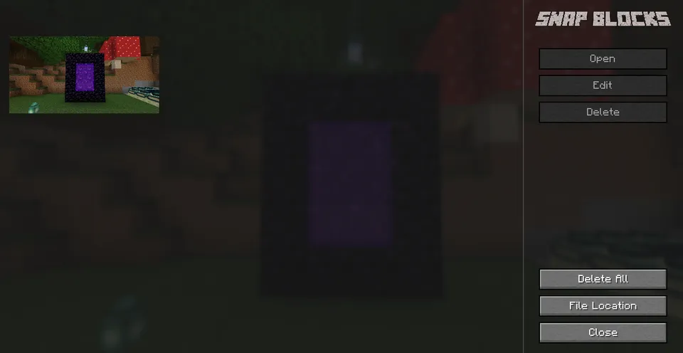 Snap Blocks — Minecraft mod, rasm 3