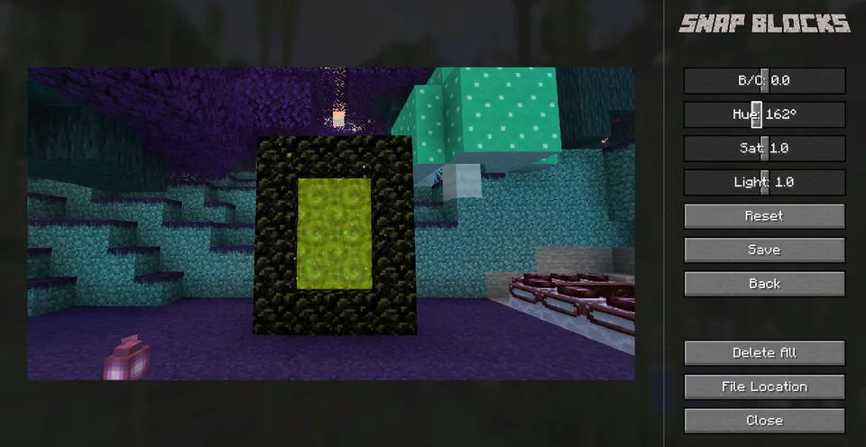 Snap Blocks — Minecraft mod, rasm 4