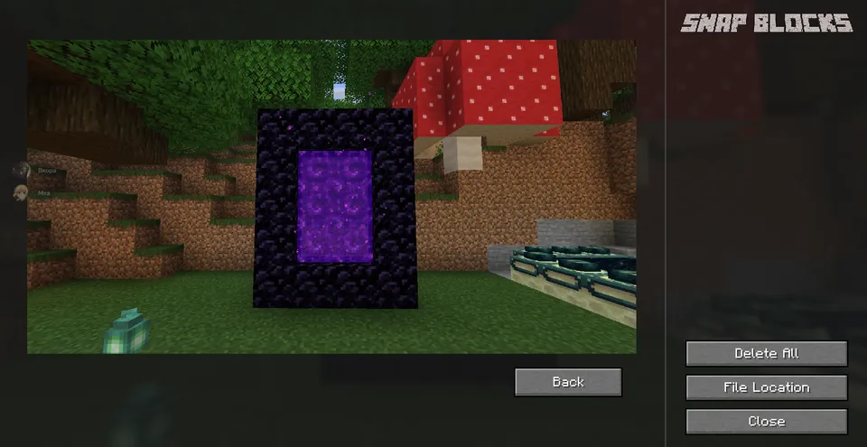 Snap Blocks — Minecraft mod, rasm 5
