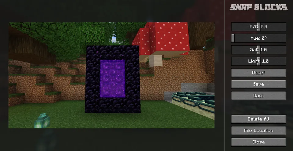 Snap Blocks — Minecraft mod, rasm 6