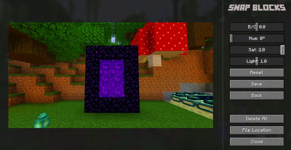 Snap Blocks — Minecraft mod, rasm 7
