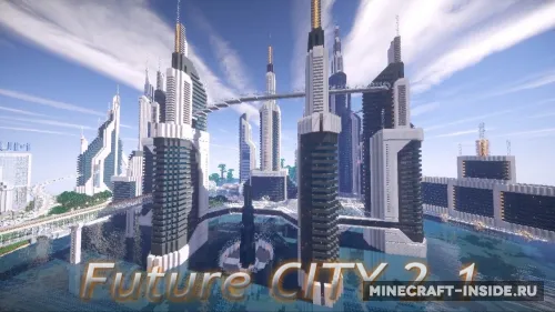 Future CITY 2.1 — Minecraft xarita, rasm 1